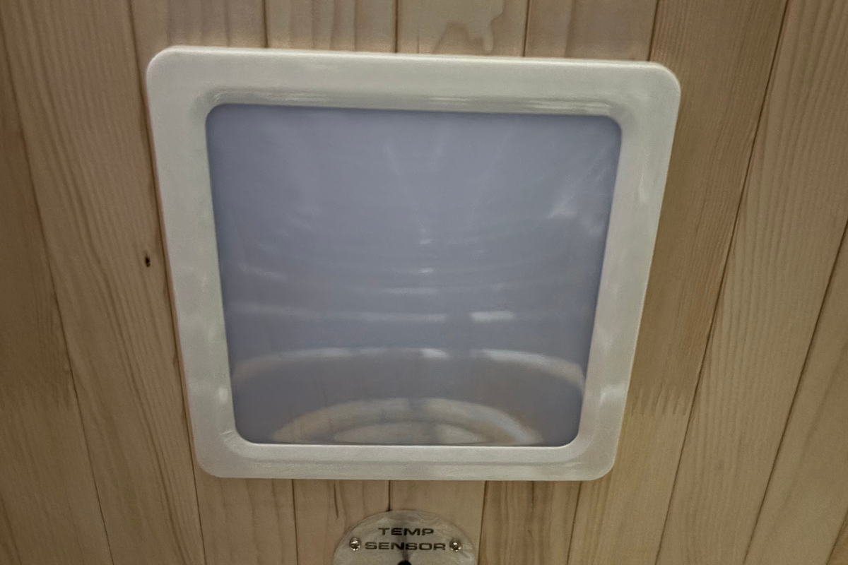 Blisspod | Malmo | All-In-One | Infrared + Red Light Therapy | Premium Sauna | Low EMF | LED Chromotherapy | 2 Person, installed in a room