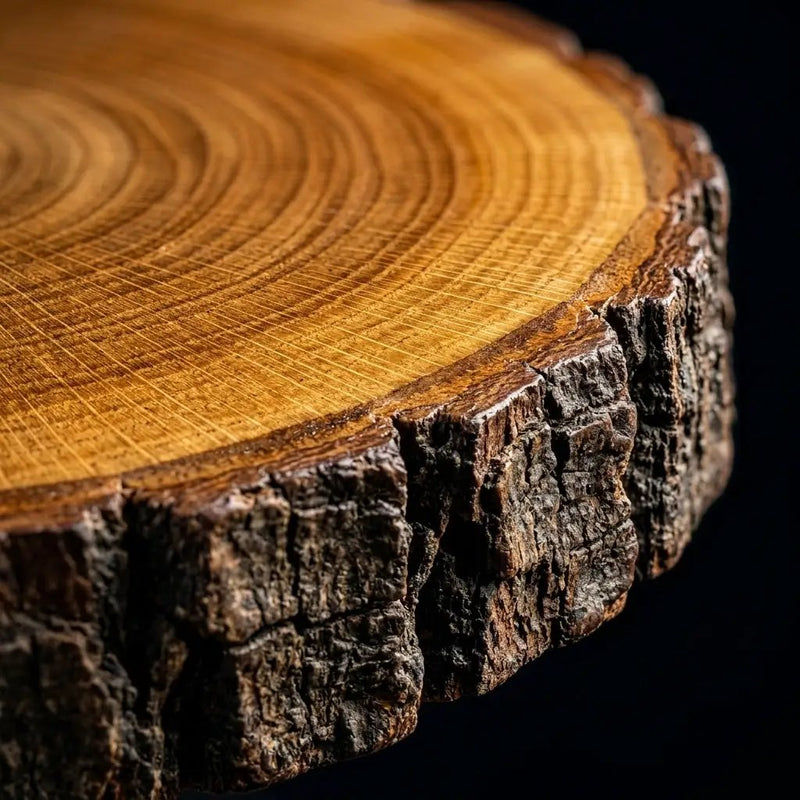 House of Avana Round Tree Mango Wood Platter Set of 3 by House Of Avana