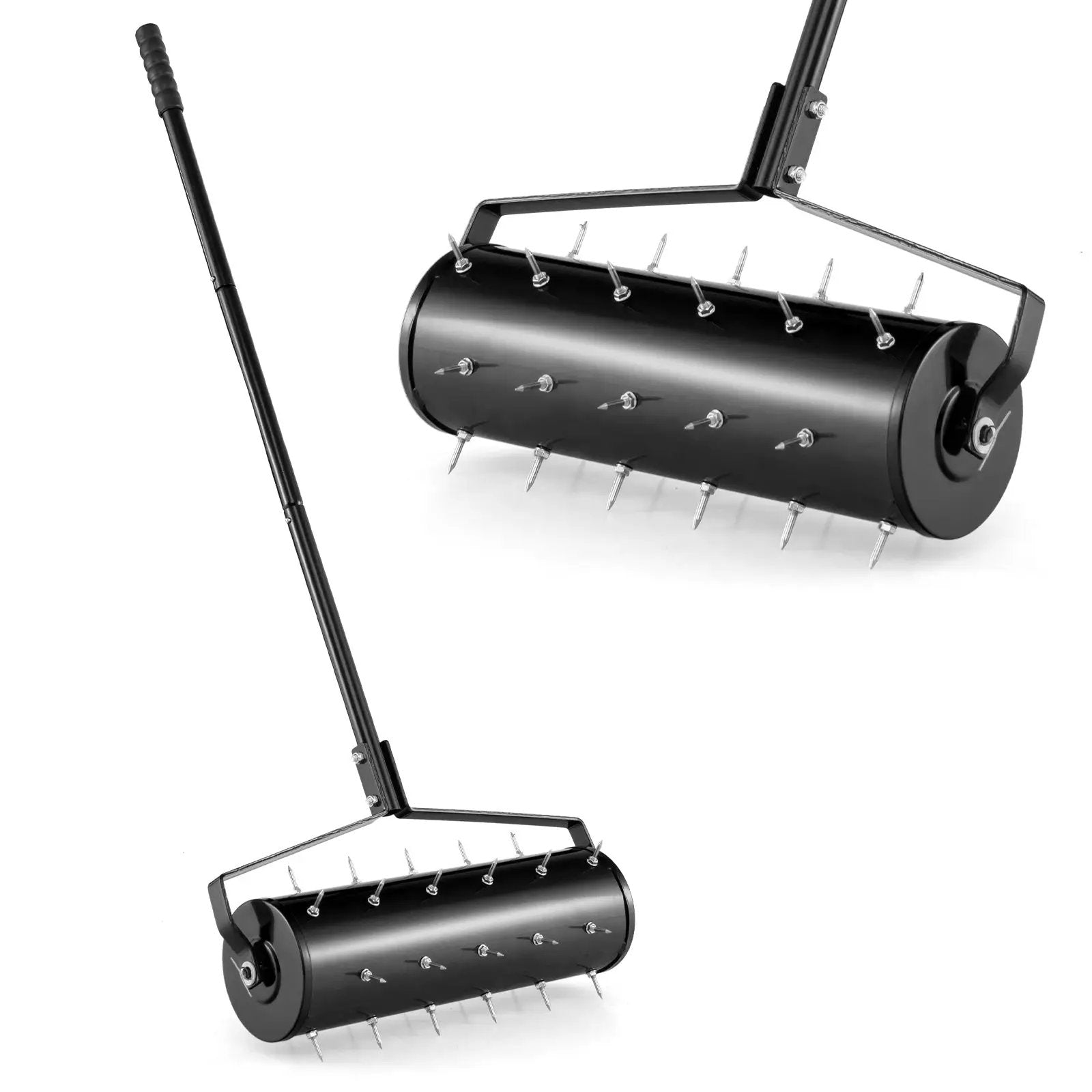 18/21 Inch Manual Lawn Aerator with Detachable Handle by DirectDeals