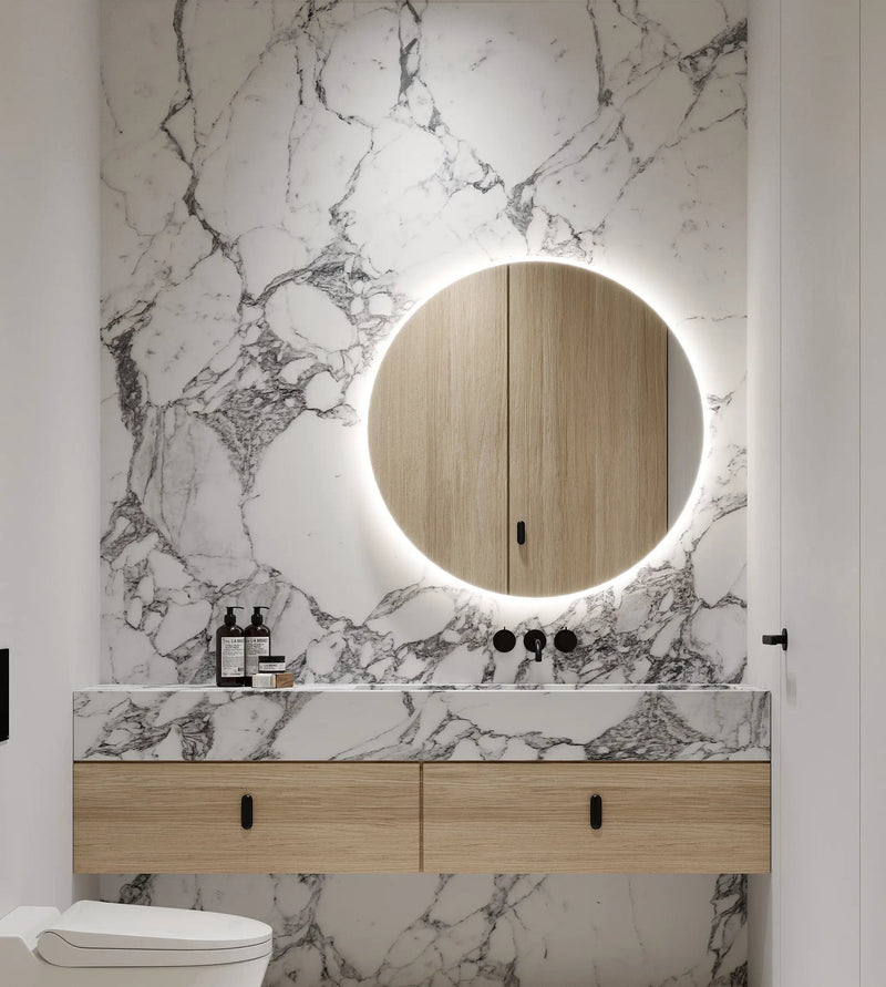 Zeek 32" BackLit LED lighted Round Bathroom Wall Mirror M-RN32 CLEARANCE* by ZEEK