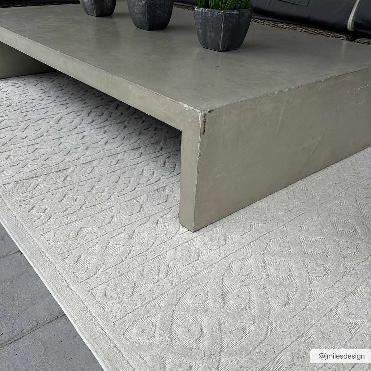 Maribyrnong 3D Outdoor Area Rug by Boutique Rugs