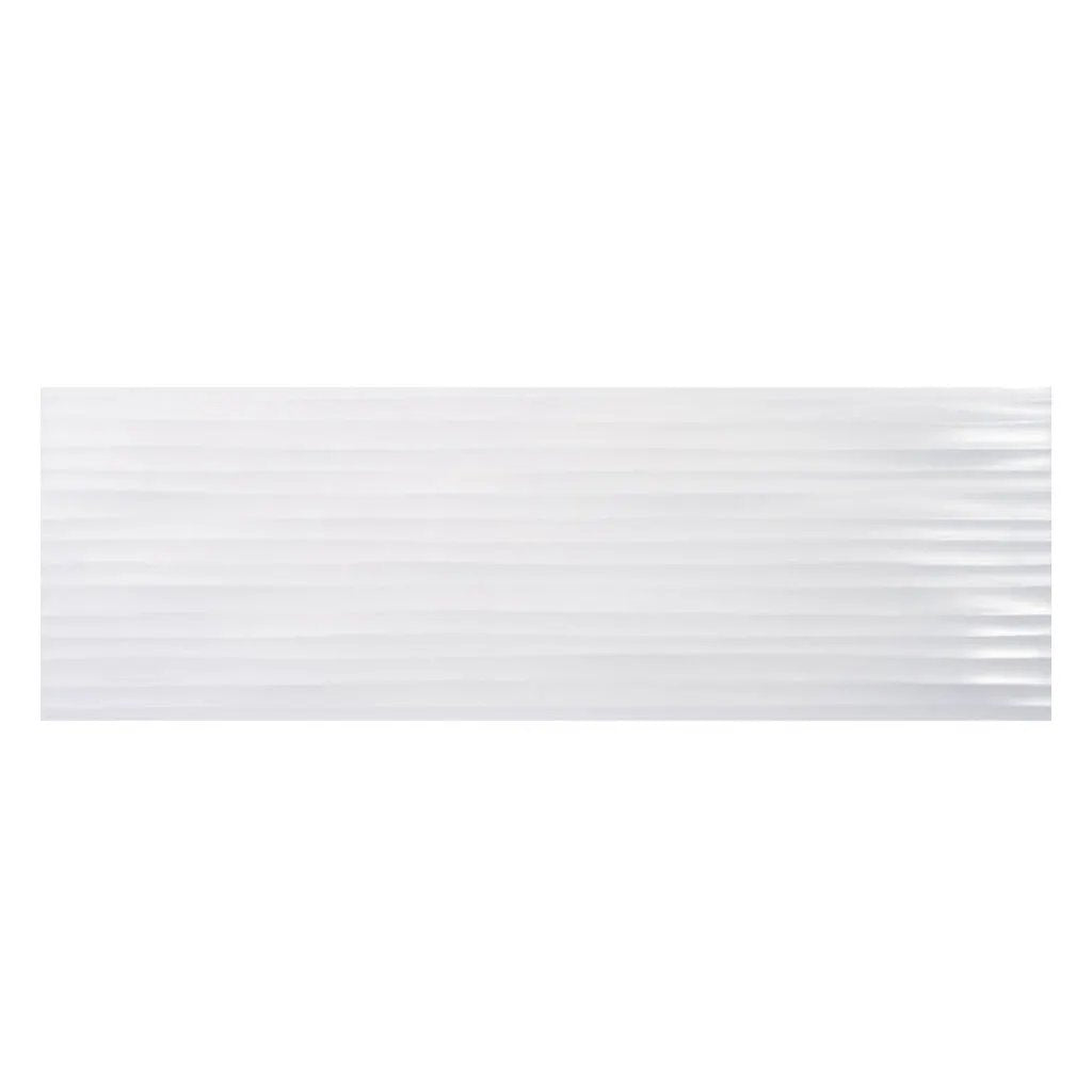 White 12x36 Ceramic Satin Field Tile (6 pack, 17.16 sq ft/case) by Apollo Tile