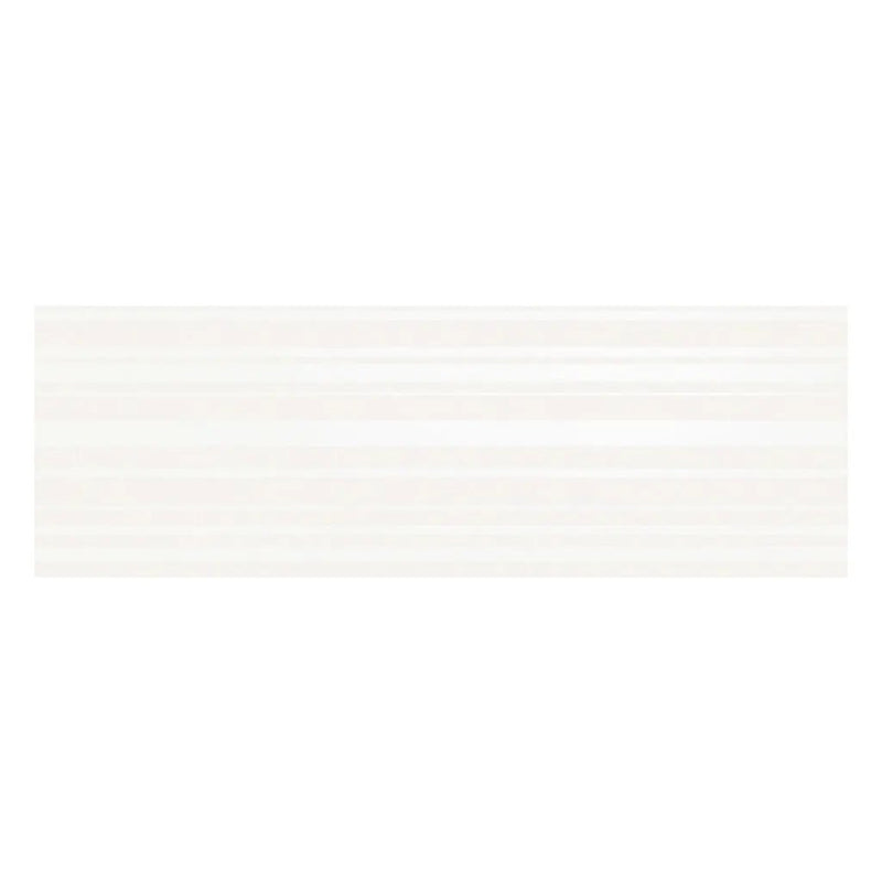 White 12x36 Satin Field Ceramic Tile (6 pack, 17.16 sq ft/case) by Apollo Tile