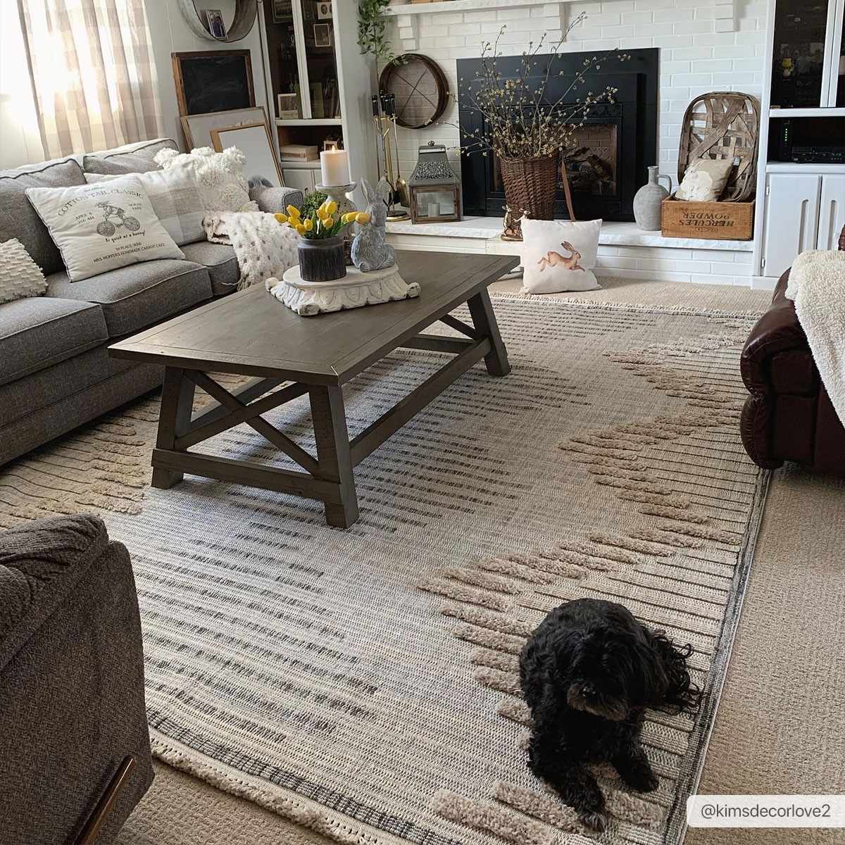 Maulawin High-Low Rustic Rug by Boutique Rugs