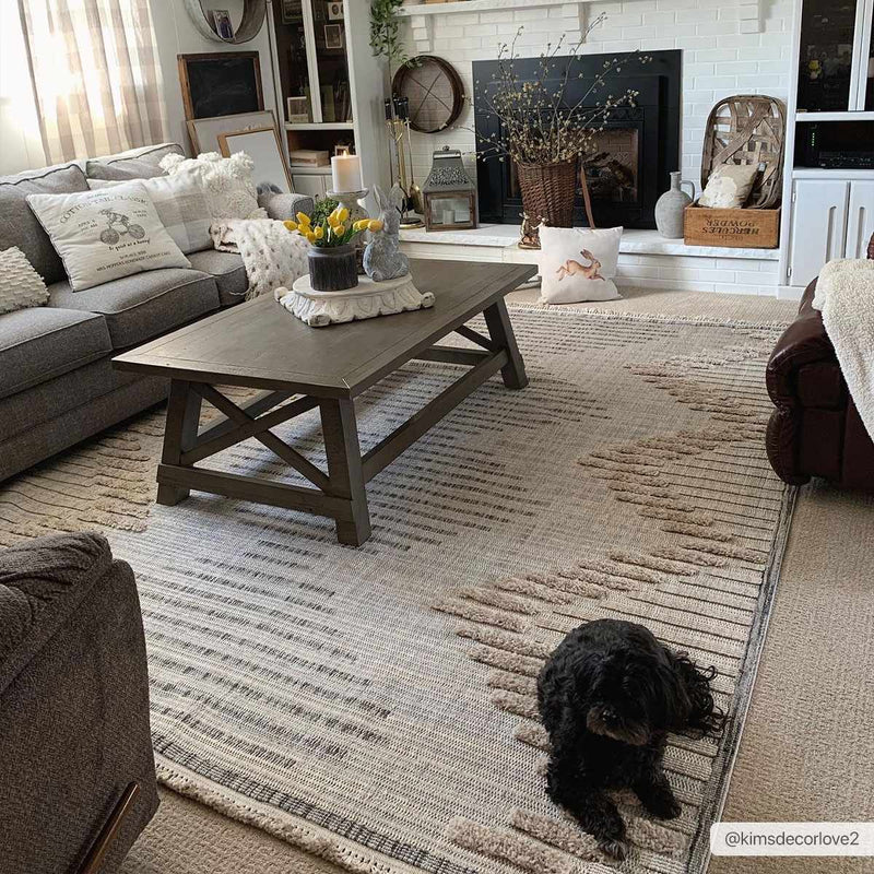 Maulawin High-Low Rustic Rug by Boutique Rugs