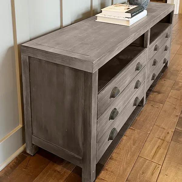 Architect's Wooden Media Console by Decor Steals