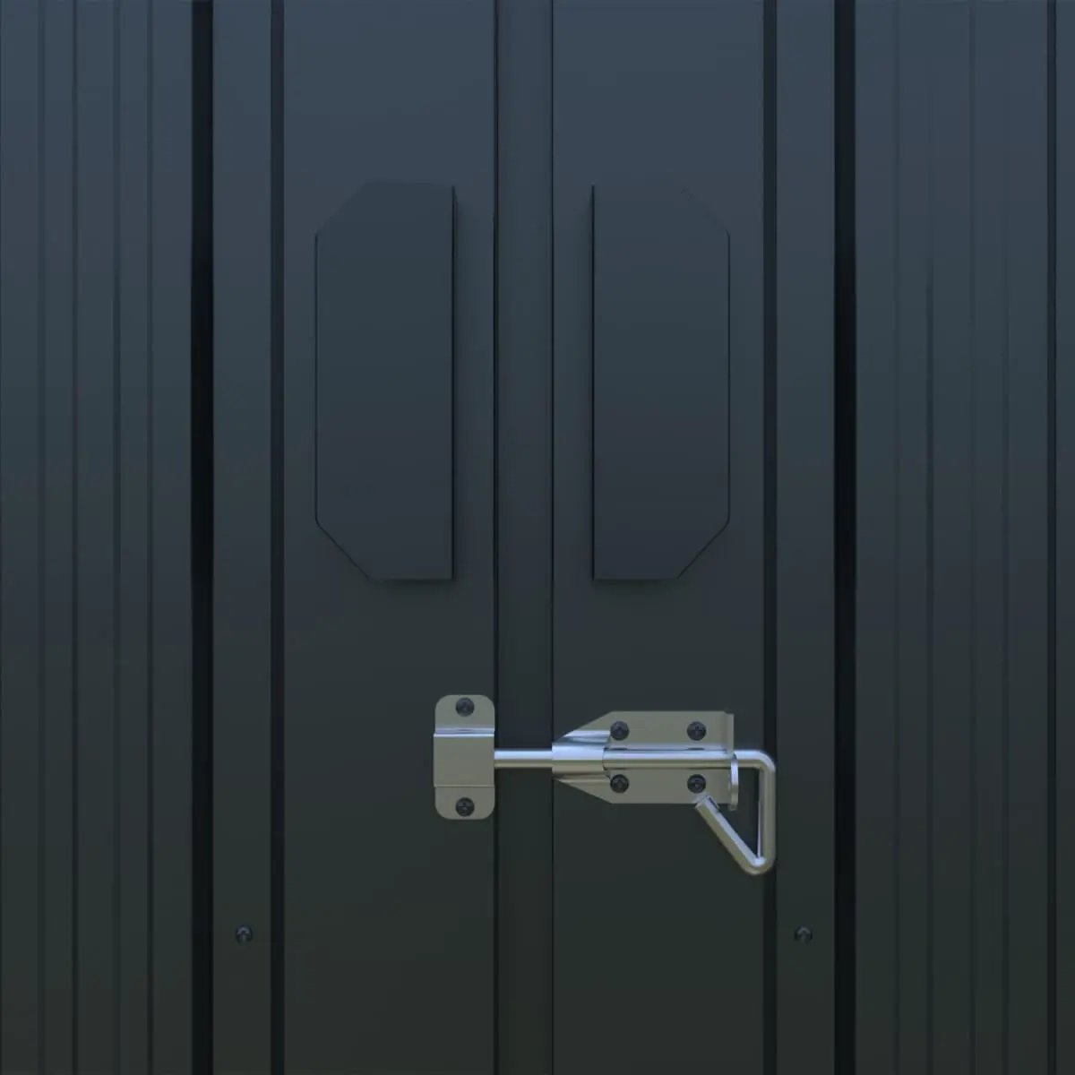 10'x20' Plus Upgraded Metal Shed with Double Front Doors & Side Entry Door by Chery Industrial