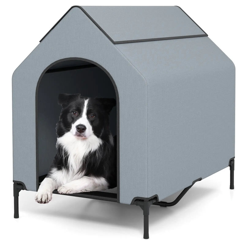 Large/Middle/Small Outdoor Elevated Pet House with Ventilated Windows by DirectDeals