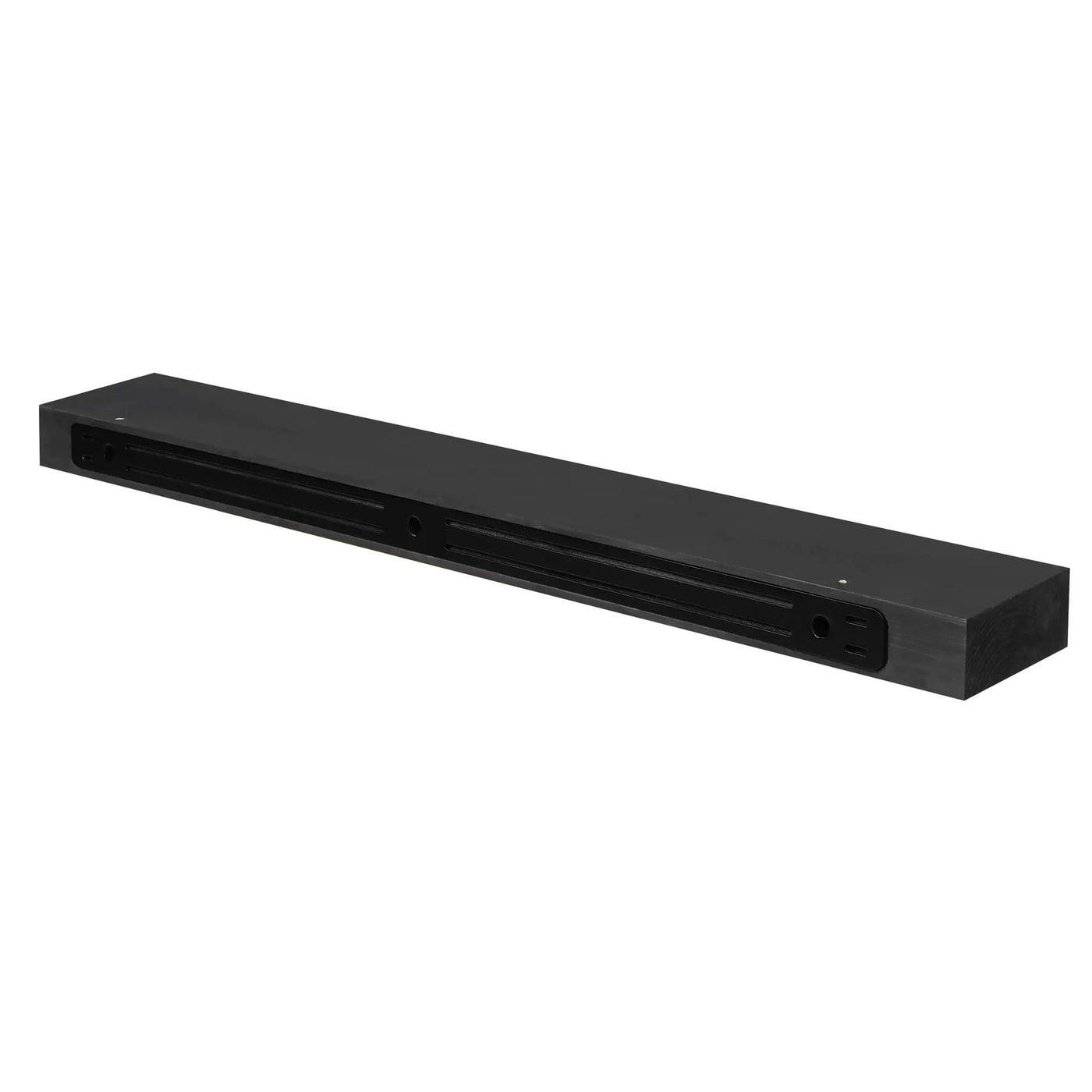 Smooth Solid Floating Timber Fireplace Mantel Shelf by Dogberrycollections