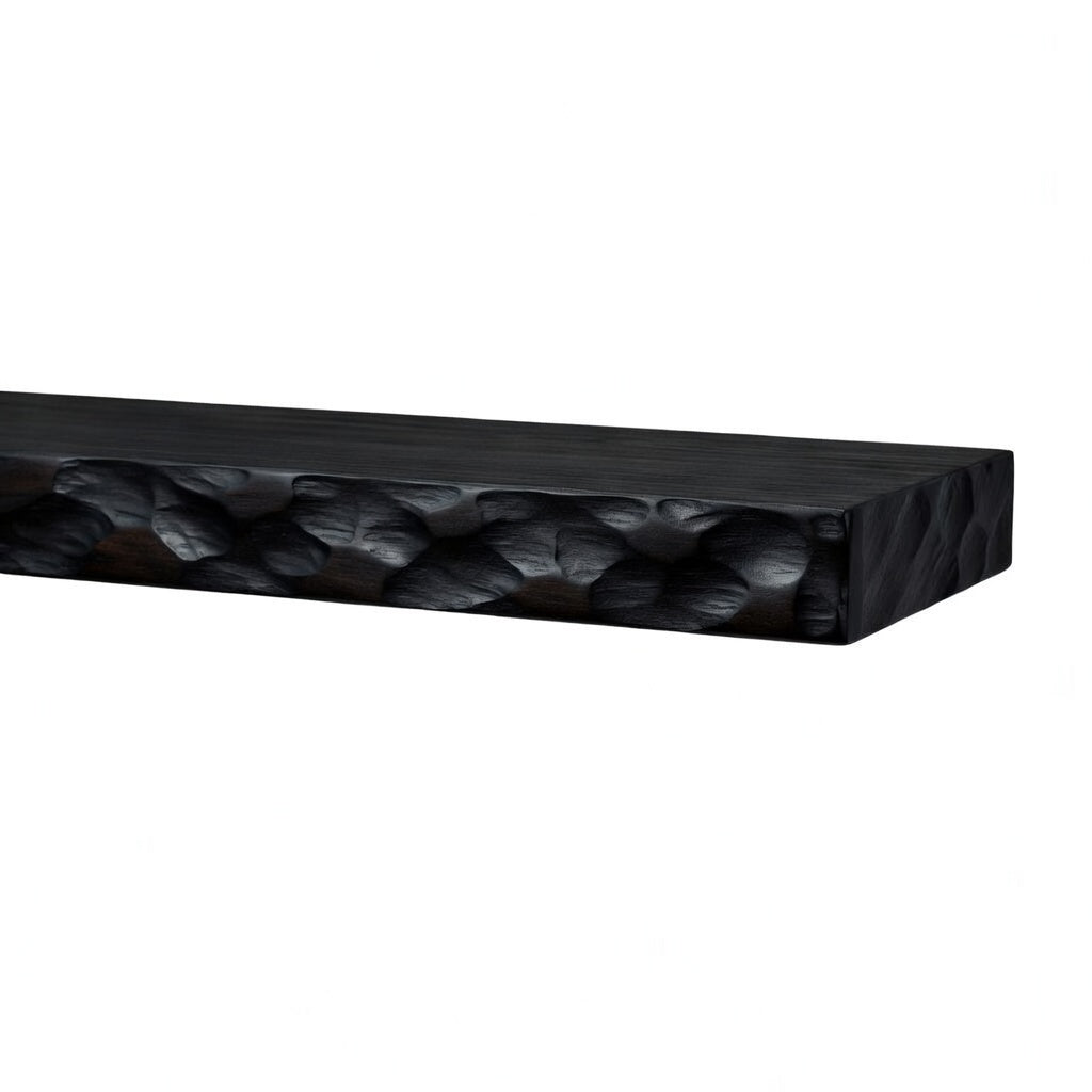 Hewn Floating Kitchen Shelf – Real Wood by Dogberrycollections