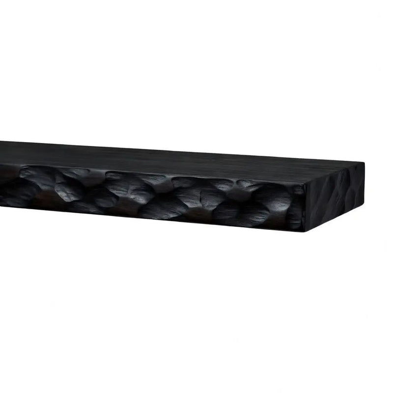 Hewn Floating Kitchen Shelf – Real Wood by Dogberrycollections