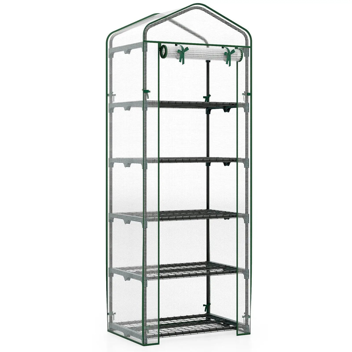 Mini Greenhouse Portable Plant Grow House with 5 Tier Shelves by DirectDeals