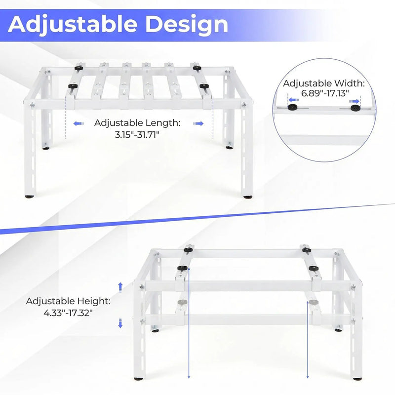 Mini Split Ground Stand Adjustable for 9000-36000 BTU Ductless Air Conditioners Heat Pump by DirectDeals