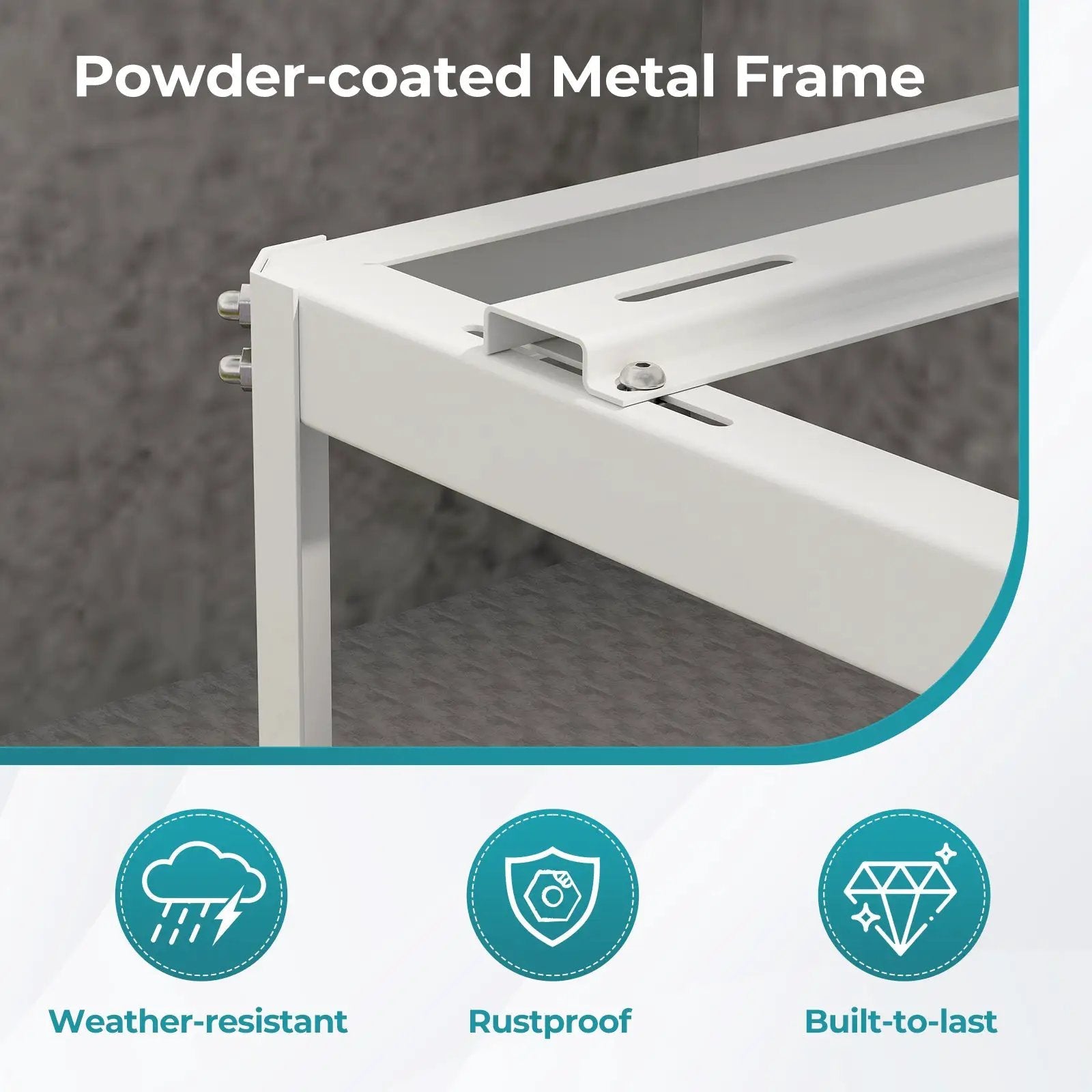 Mini Split Ground Stand for 9000-18000 BTU Ductless Air Conditioner by DirectDeals