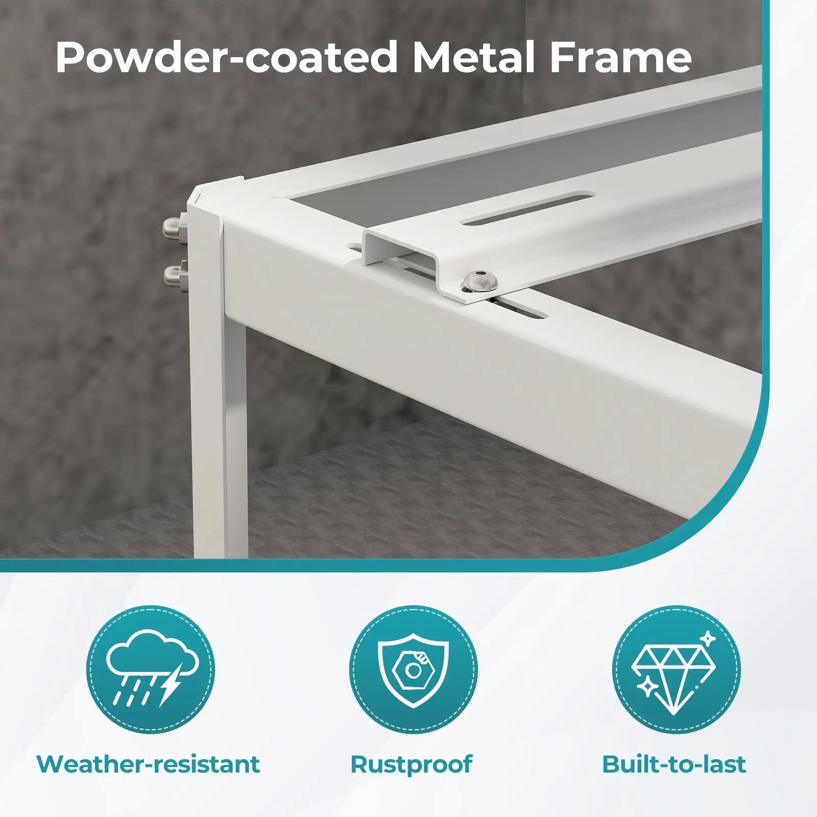 Mini Split Ground Stand for 9000-36000 BTU Ductless Air Conditioner by DirectDeals