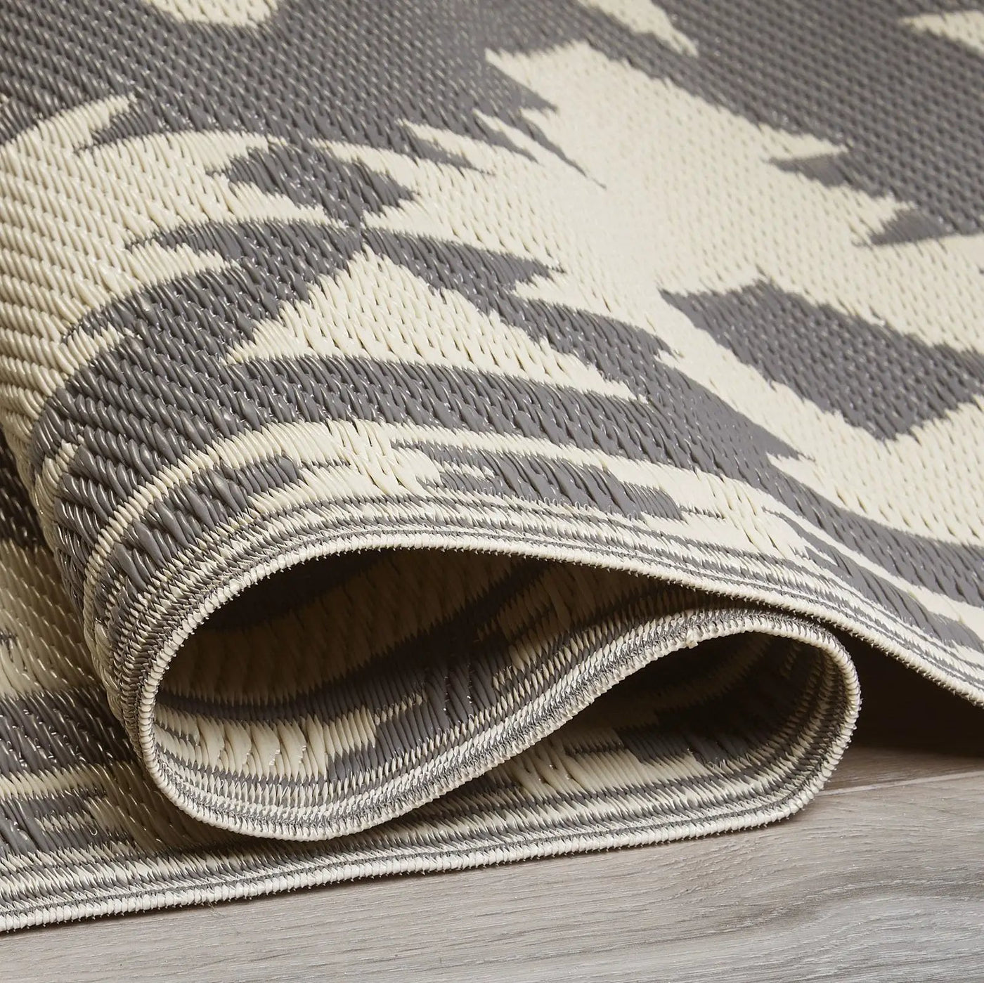 Miramar - Gray Outdoor Rug for Patio FINAL SALE by Fab Habitat