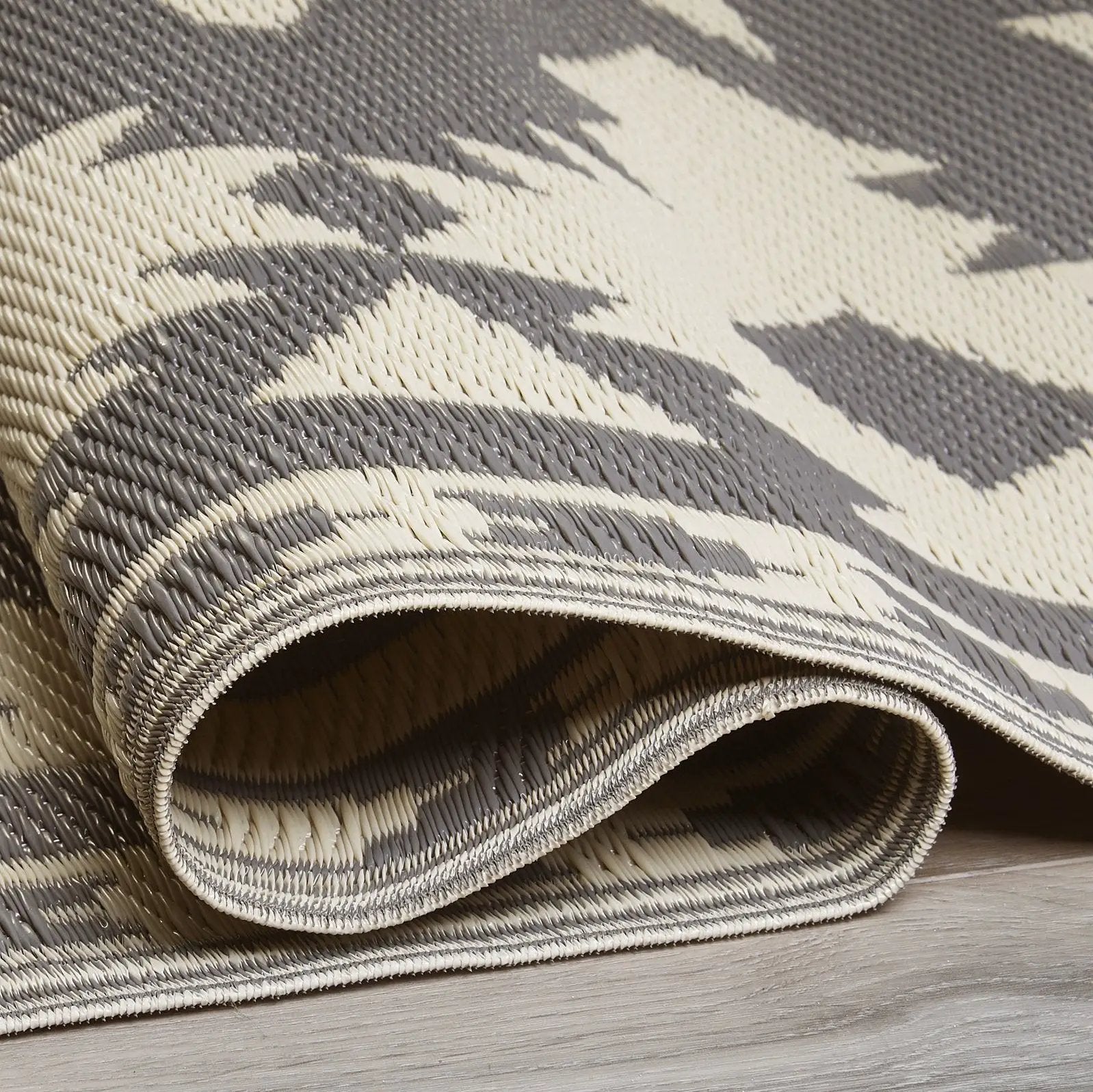 Miramar - Gray Outdoor Rug for Patio FINAL SALE by Fab Habitat