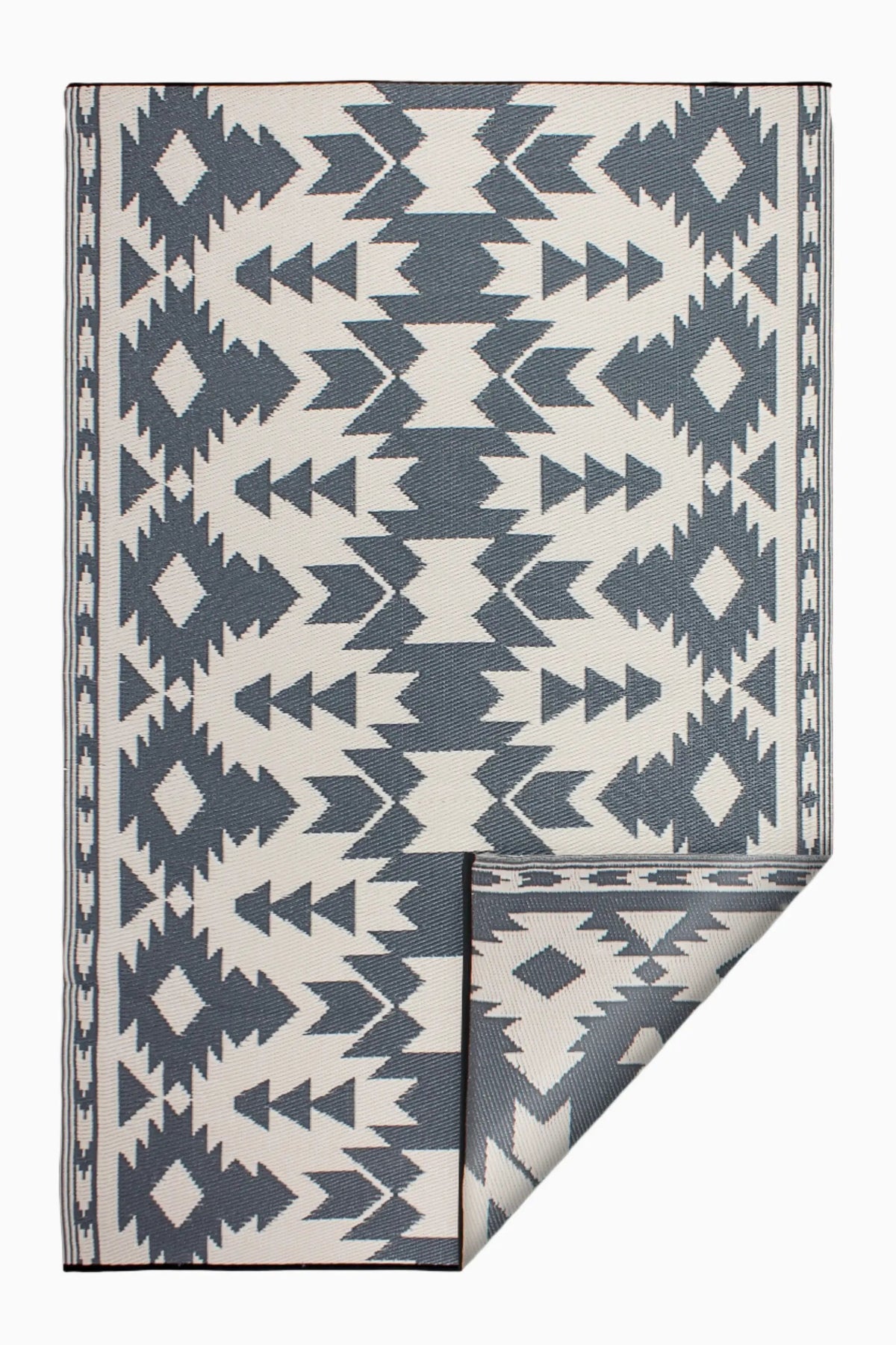 Miramar - Gray Outdoor Rug for Patio FINAL SALE by Fab Habitat