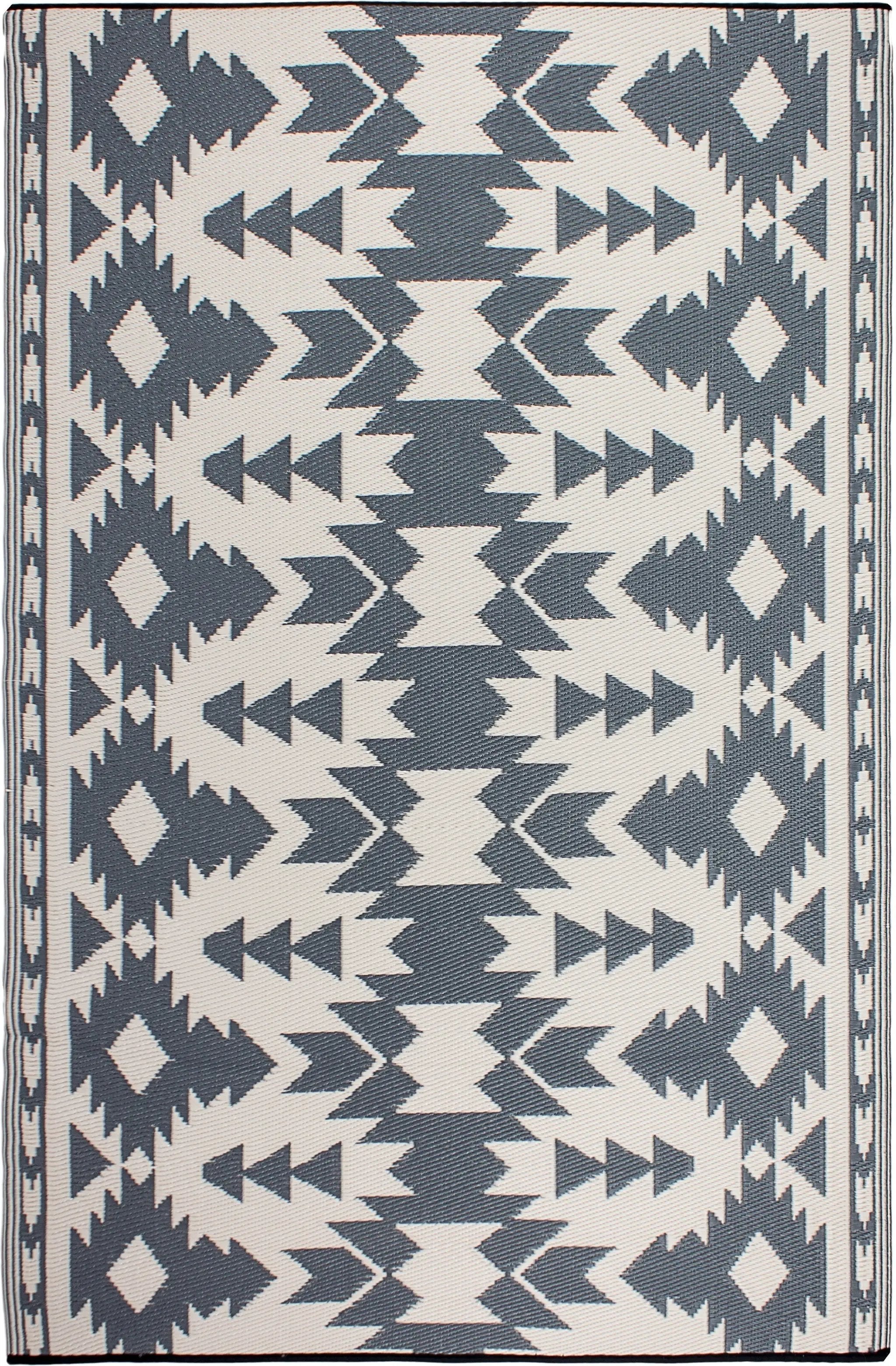 Miramar - Gray Outdoor Rug for Patio FINAL SALE by Fab Habitat