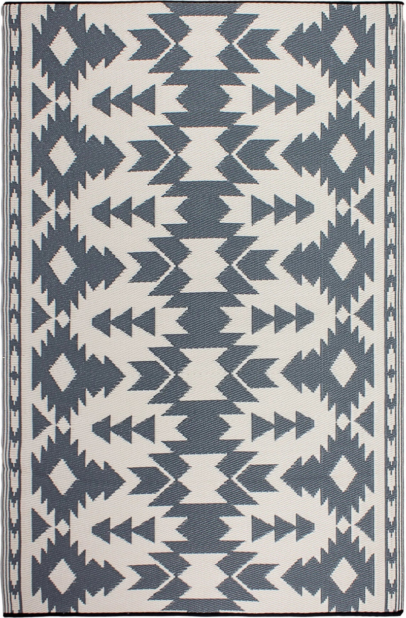 Miramar - Gray Outdoor Rug for Patio FINAL SALE by Fab Habitat