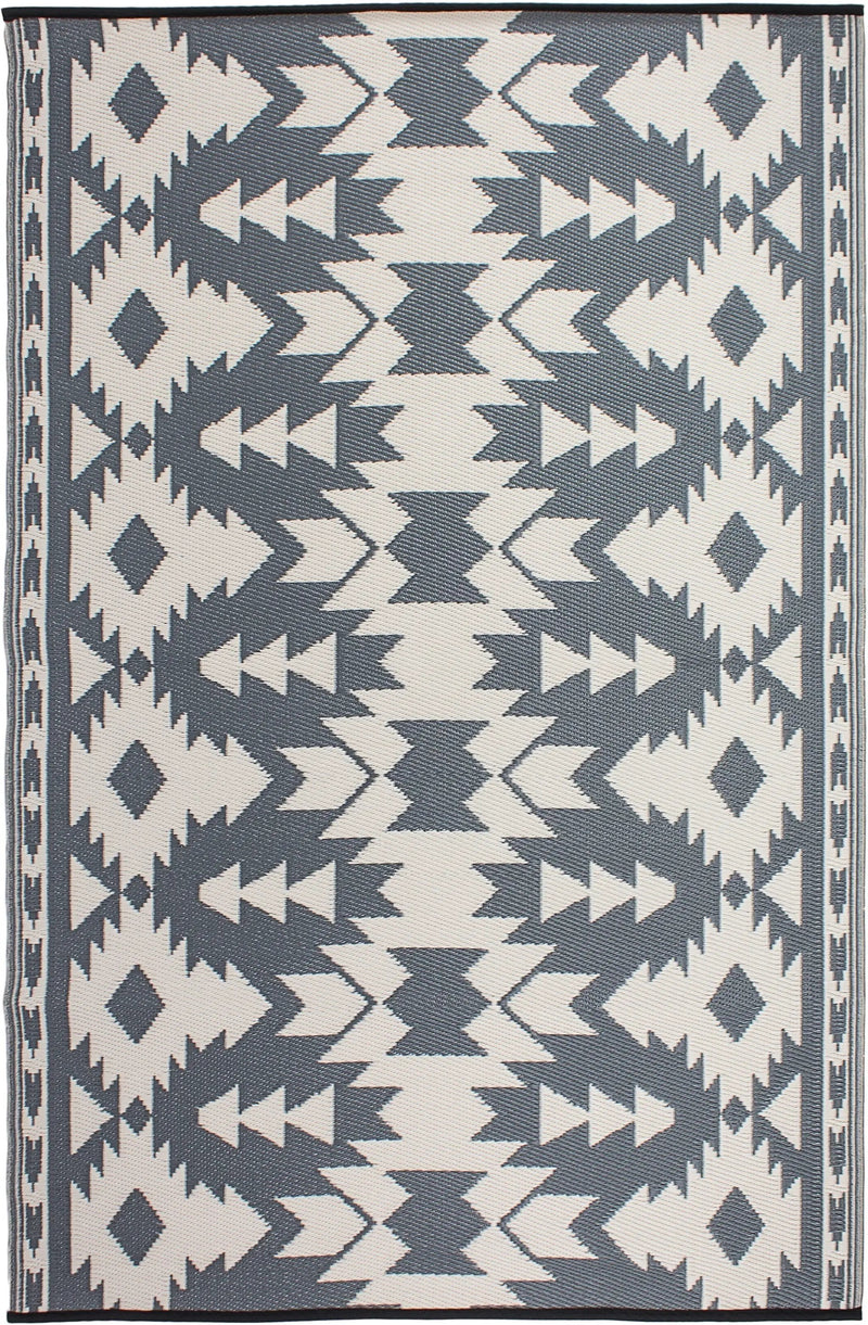 Miramar - Gray Outdoor Rug for Patio FINAL SALE by Fab Habitat