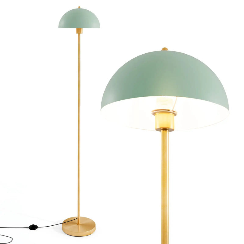 Modern Standing Lamp with Adjustable Lamp Head and Foot Switch by DirectDeals