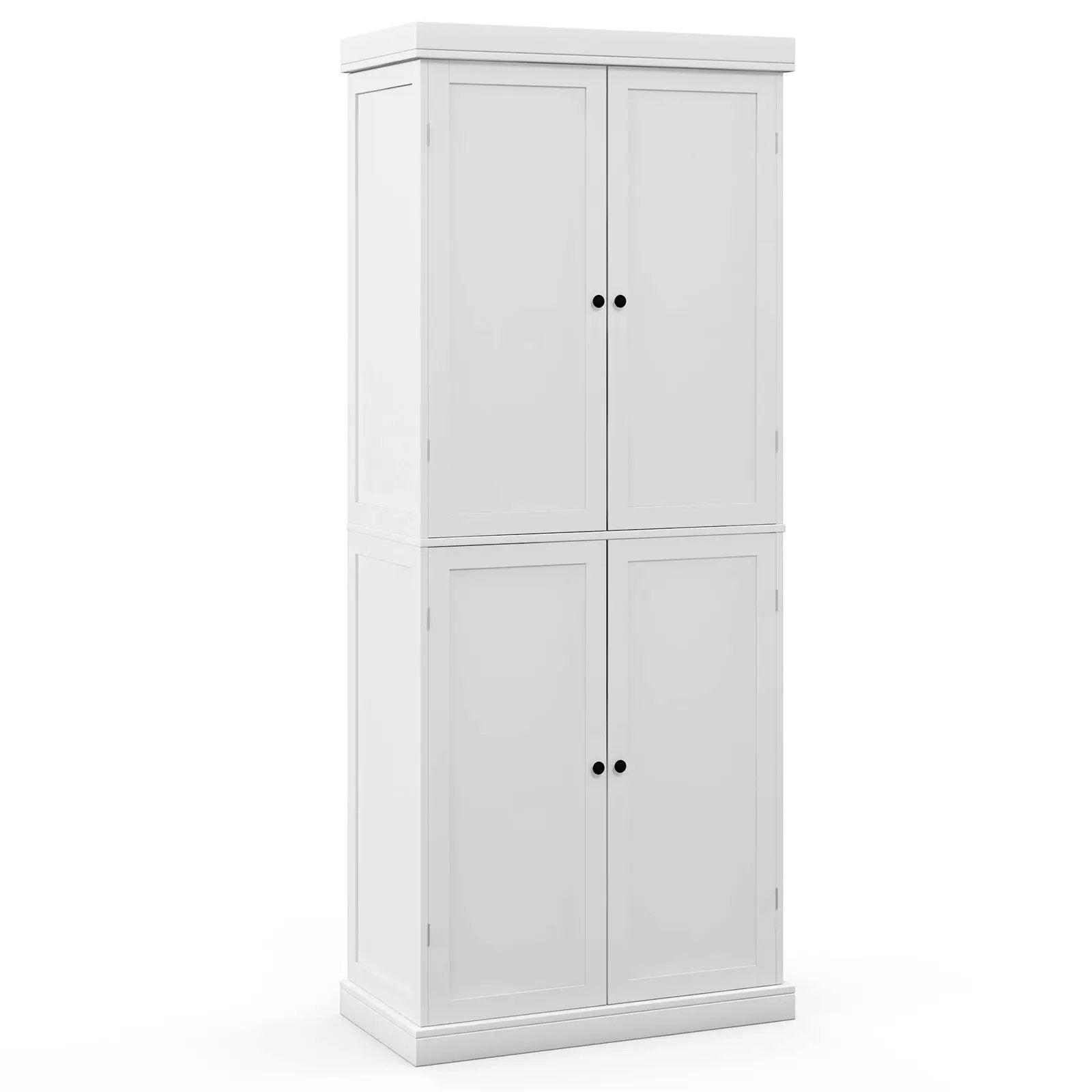 72.5 Inches Tall Buffet Cabinet with 6-Tier Shelves and 4 Doors by DirectDeals