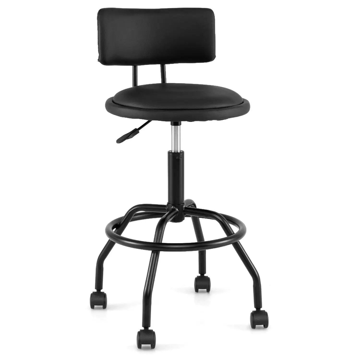 Swivel Bar Stool with Backrest - Height Adjustable by DirectDeals