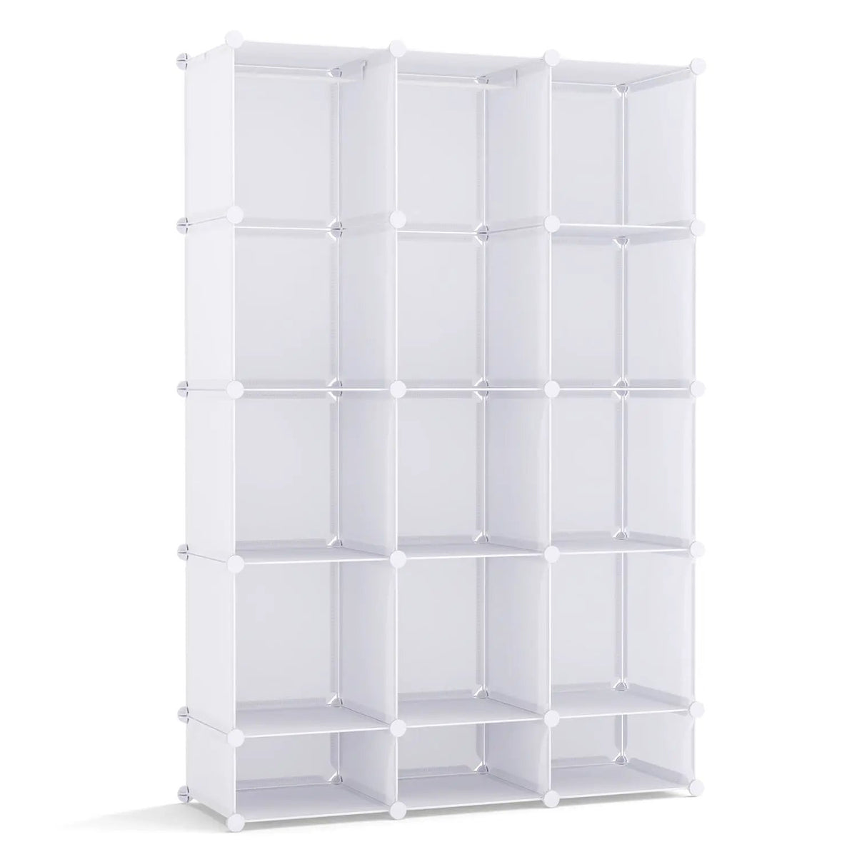 13-Cube Modular Kids Wardrobe with Hanging Rod and Shelves by DirectDeals