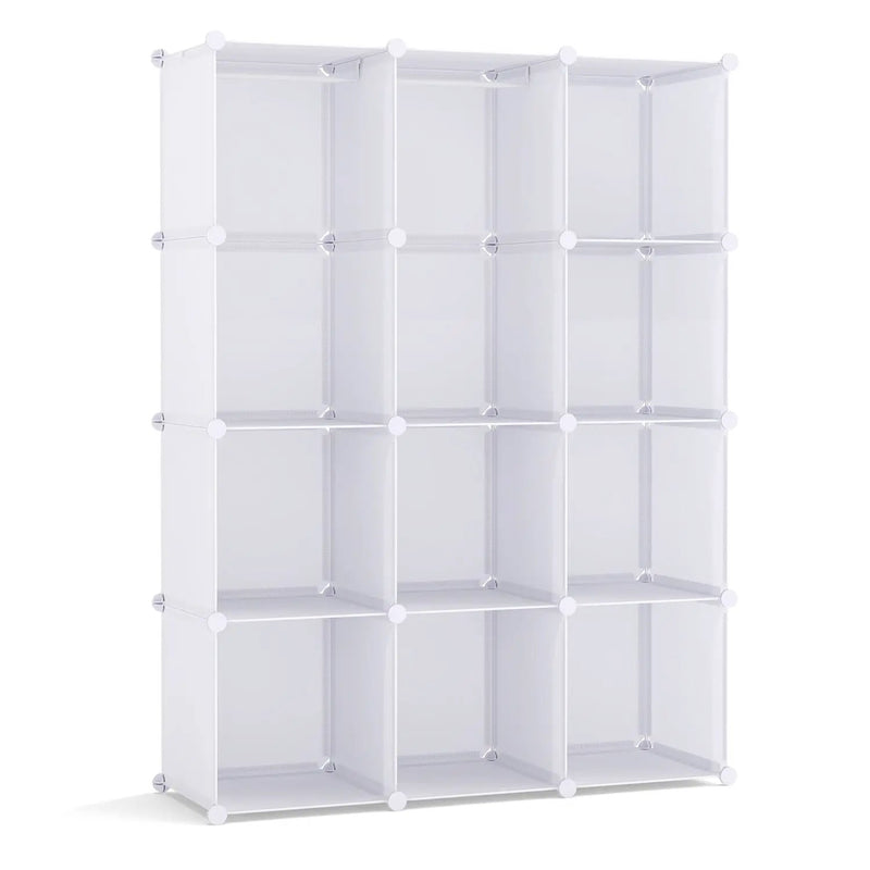 Modular Kids Wardrobe with 10 Cubes & Hanging Rod by DirectDeals