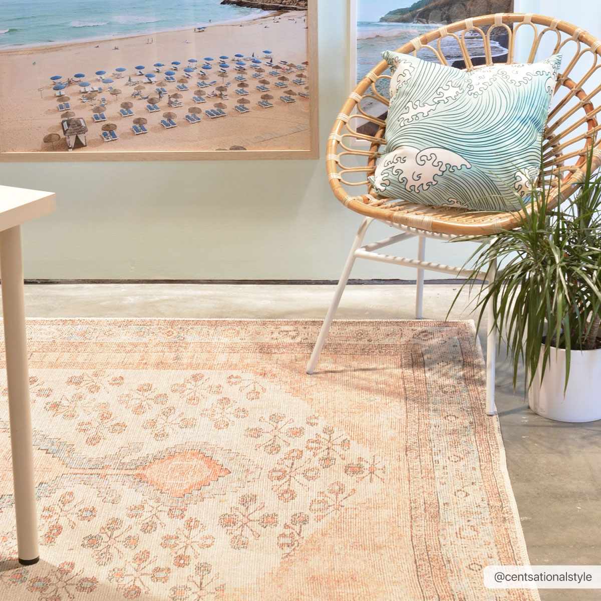 Moora Washable Area Rug by Boutique Rugs