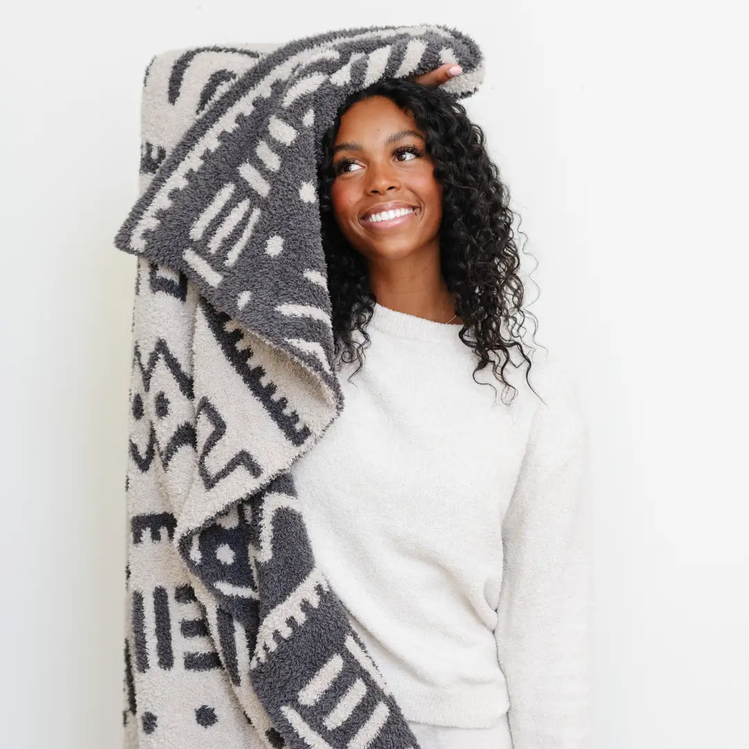 Double-Layer Bamboni XL Bamboo Rayon Throw Blanket by HouseOfZazla