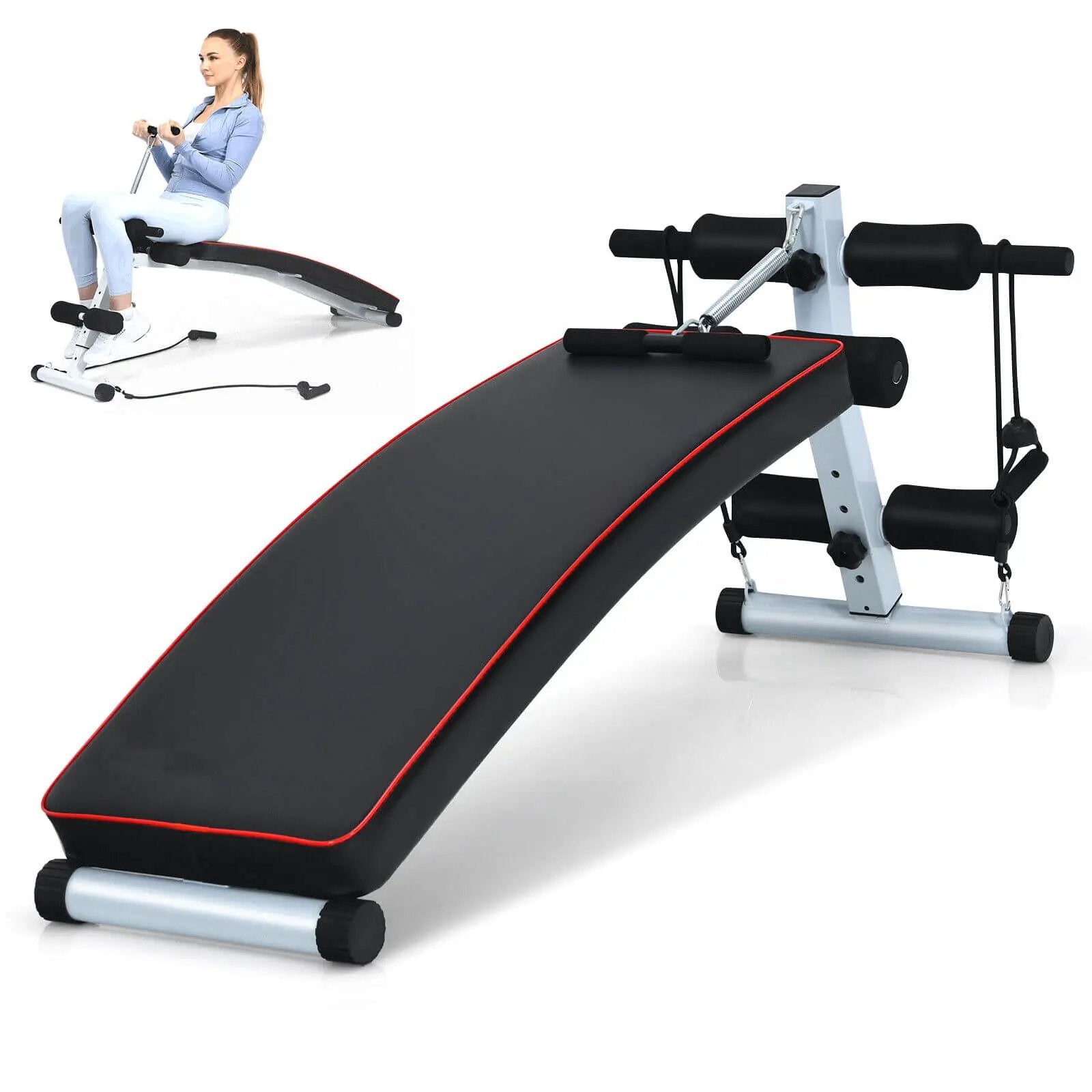 Multifunction Folding Full Body Strength Training Gym Bench by DirectDeals