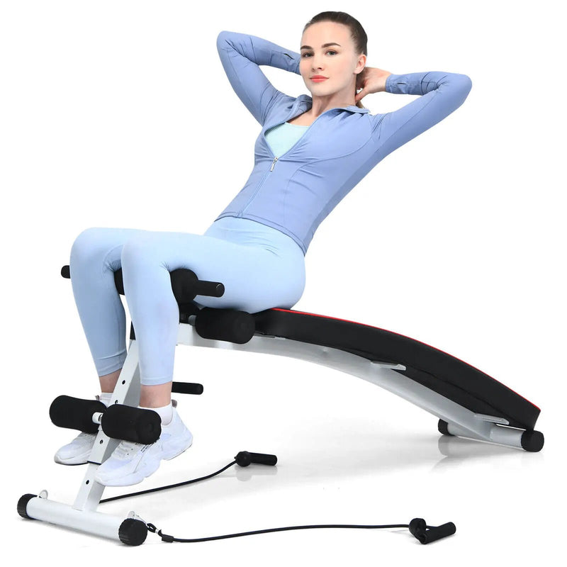 Multifunction Folding Full Body Strength Training Gym Bench by DirectDeals