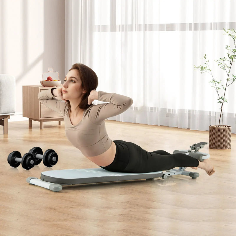 Multifunctional Sit Up Bench Workout Bench with 3 Gear Adjustable Angles and Adjustable Length by DirectDeals
