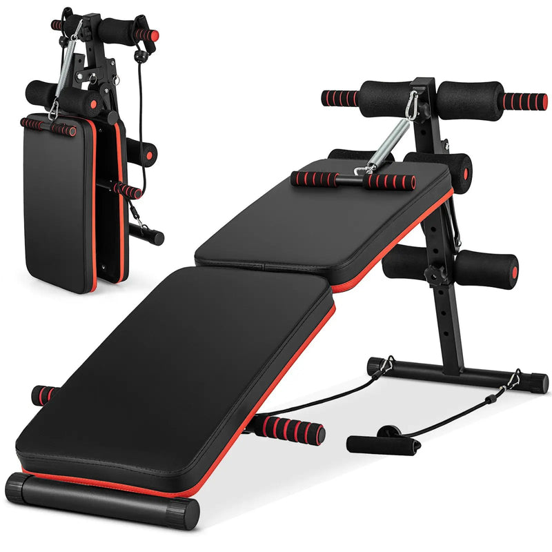 Multifunctional Sit up Bench 4 Position Adjustable Metal Workout Bench by DirectDeals