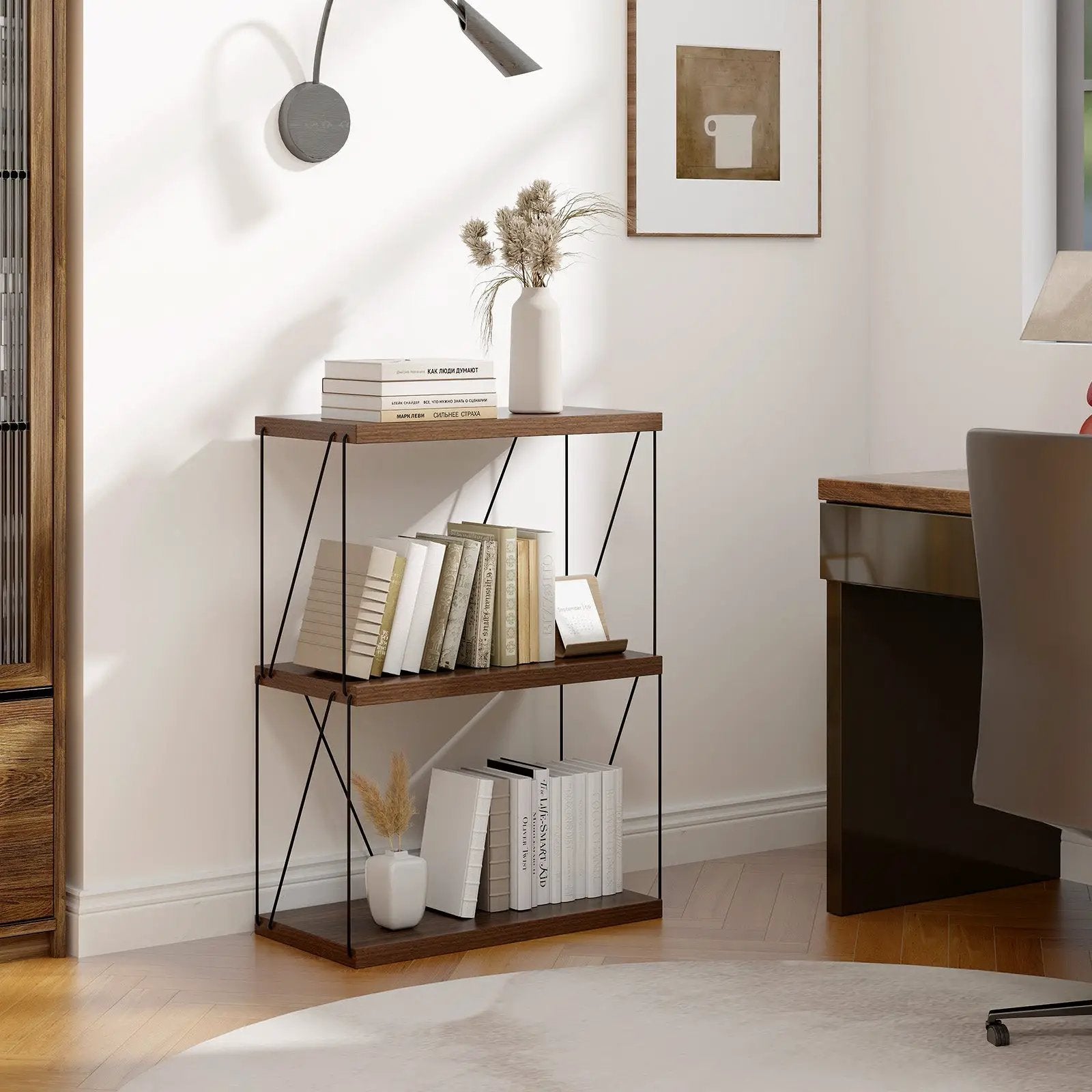 3-Tier Multipurpose Display Rack with Metal Frame by DirectDeals