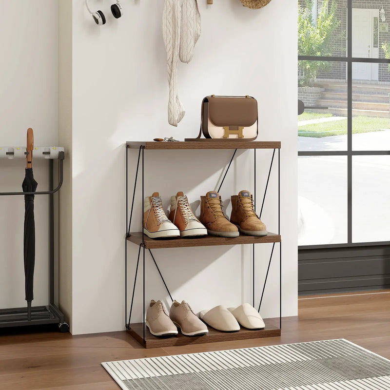 3-Tier Multipurpose Display Rack with Metal Frame by DirectDeals