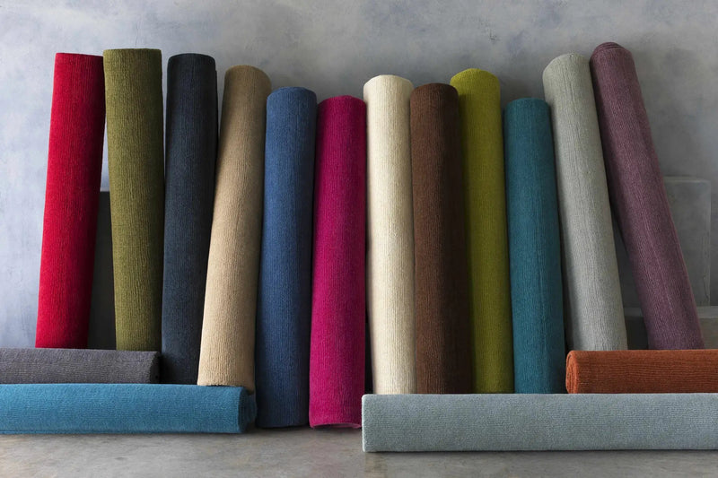 Brockton Solid Dusty Sage Wool Rug by Boutique Rugs