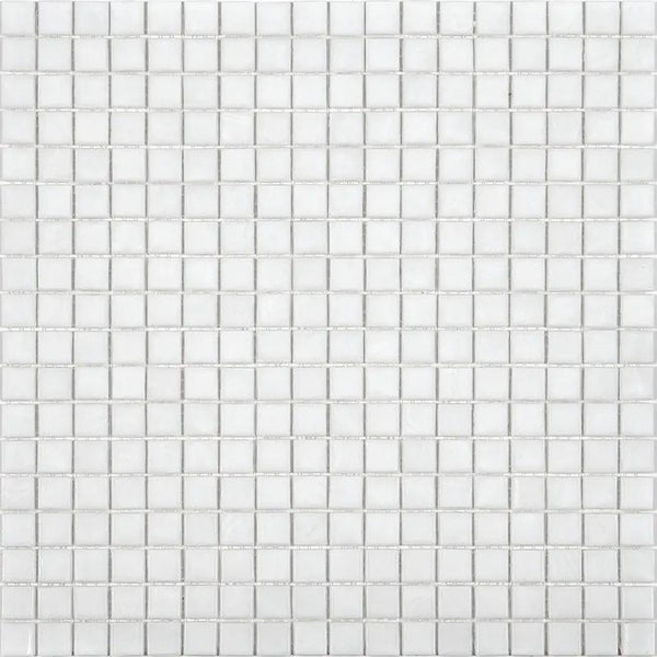 Pearl White 12x12 Glossy Uniform Square Glass Mosaic Tile (20 pack, 18.69 sq ft/case)