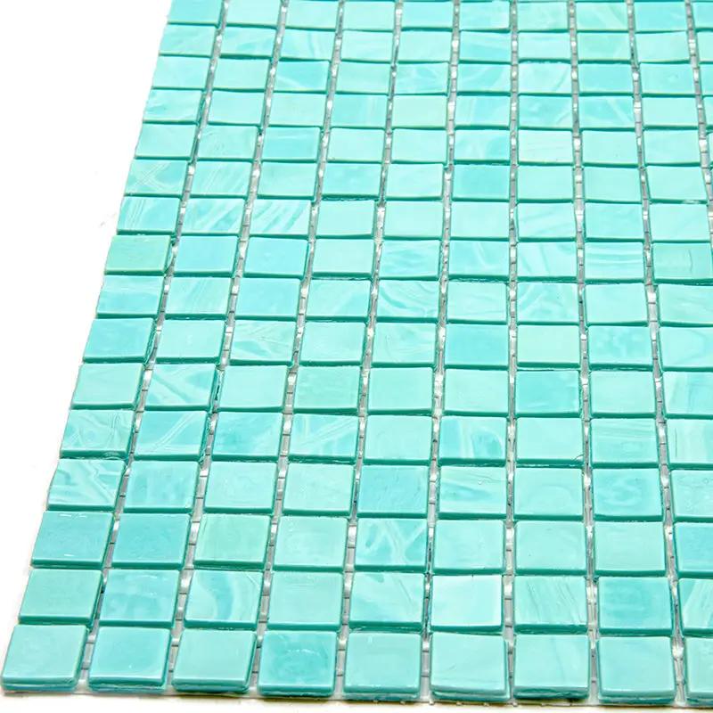 Mint Green 12x12 Glossy Uniform Square Glass Mosaic Tile (20 pack, 18.69 sq ft/case) by Apollo Tile