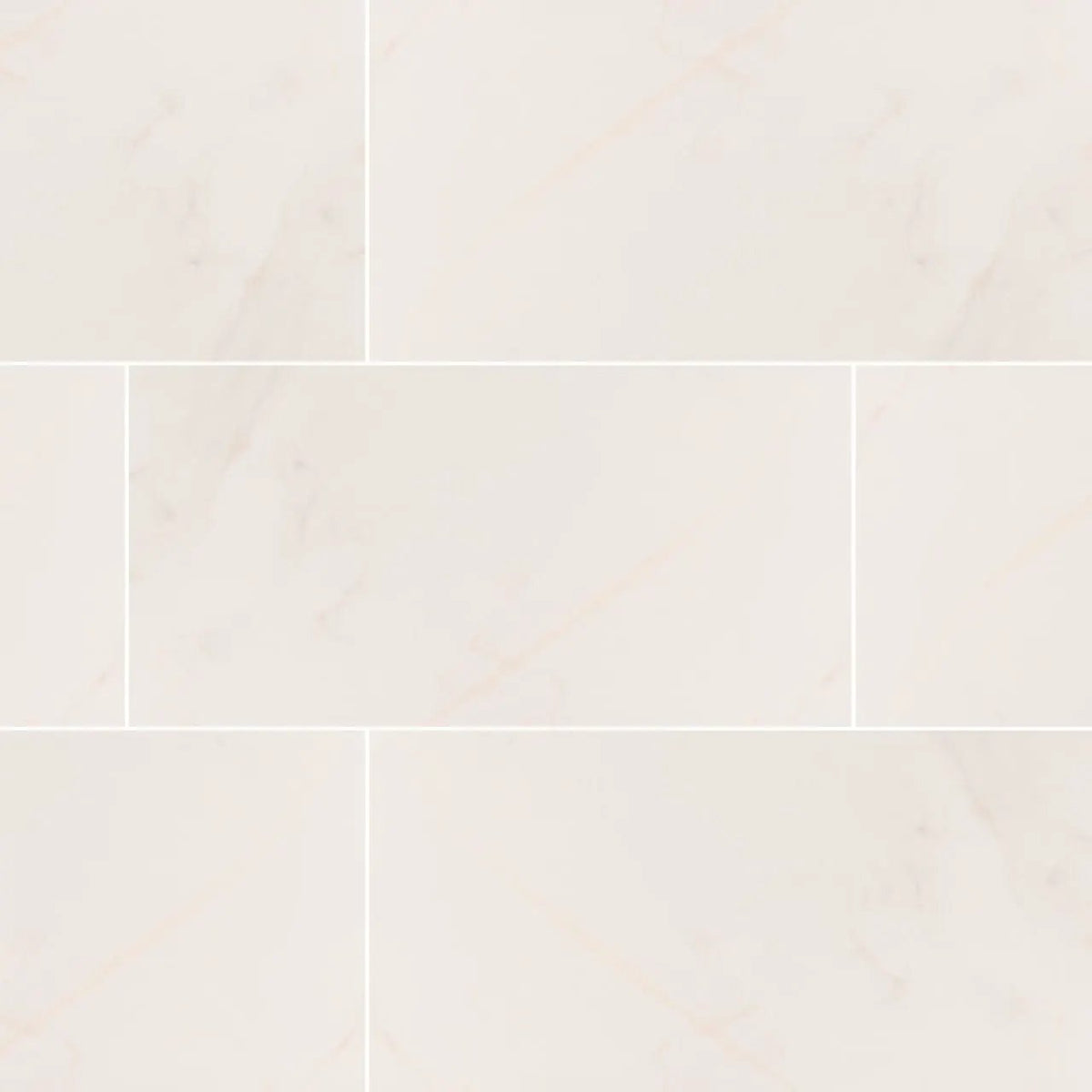 Adella Calacatta 12x24 Satin Matte Ceramic Mosaics by MSI Surfaces