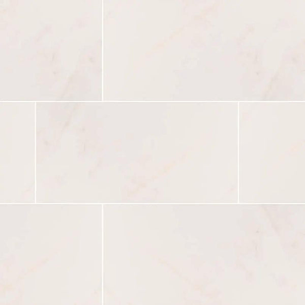 Adella Calacatta 12x24 Satin Matte Ceramic Mosaics, photo 2 of 4