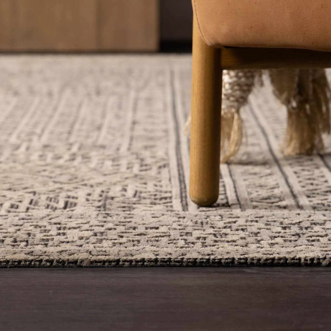 Nairne Textured Wool Area Rug - Clearance by Boutique Rugs