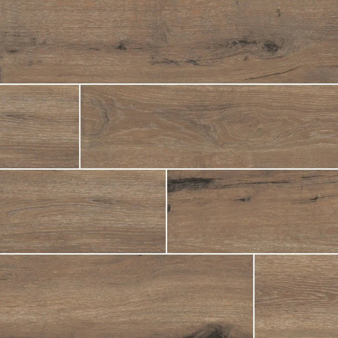 Antoni Cafe Matte Wood Look Porcelain Tiles 6x36 close up