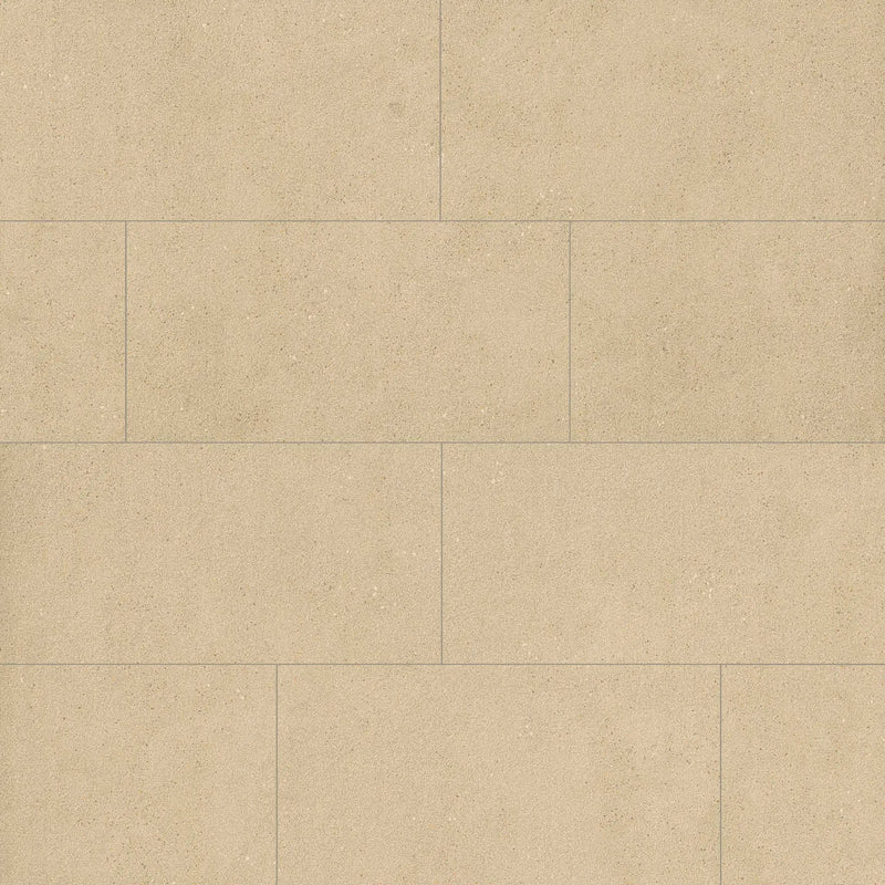 Architecta Beige Matte Porcelain Tiles 12x24 close up