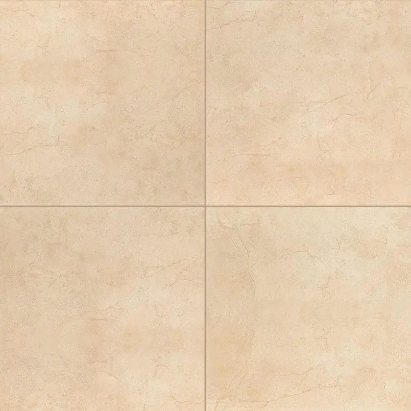 Aria Cremita Polished Marble Look Porcelain Tiles 24x24 close up