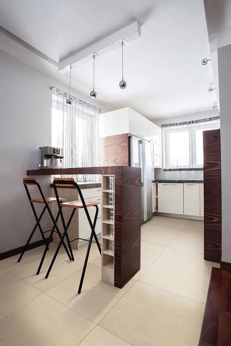 Aria Cremita Polished Marble Look Porcelain Tiles 24x24 in a finished room