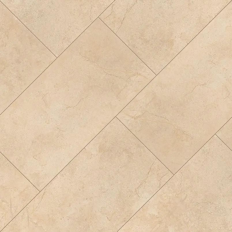Aria Cremita Polished Marble Look Porcelain Tiles 24x24 angled view