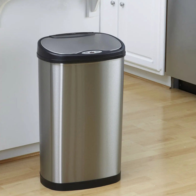 Stainless Steel 13 Gallon Touchless Kitchen Trash Can by HomePacific